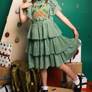 CCM Green Tiered Dress